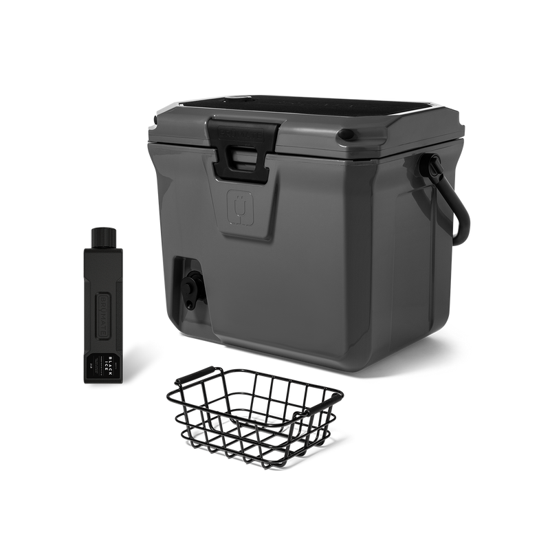 Br Tank 20-Quart Grab + Go Cooler Bundle | Charcoal - Reliable Sip-Starter