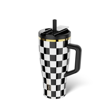 Era Flip 30oz | Black & White Checker - Home Beverage