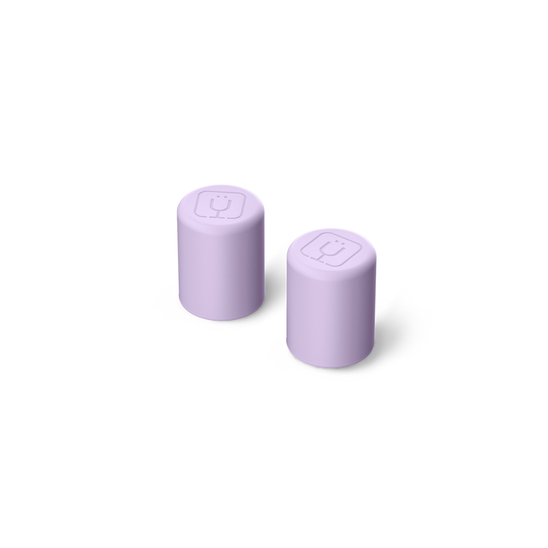 Magnetic Straw Cover | Lavender | 2-Pack - Morning Setup