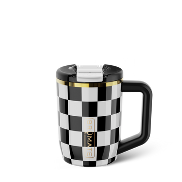 Muv 15oz | Black & White Checker - Lightweight Hydration