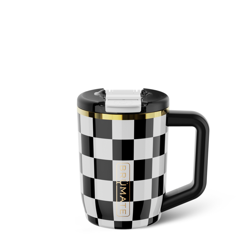 Muv 15oz | Black & White Checker - Lightweight Hydration
