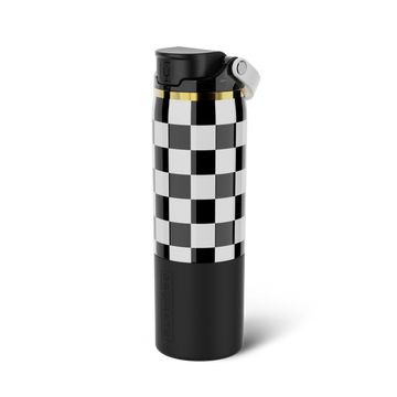 Rise 25oz | Black & White Checker - Adventure Drink-Companion