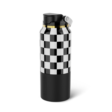 Rise 35oz | Black & White Checker - Everyday Hydration
