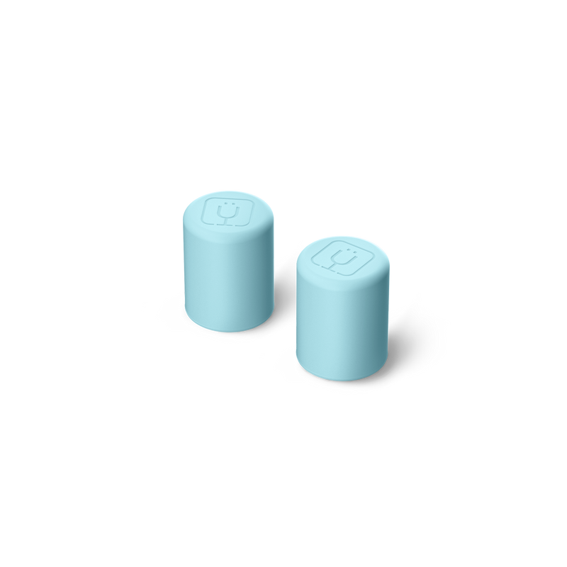 Magnetic Straw Cover | Glacier | 2-Pack - Travel Accessory