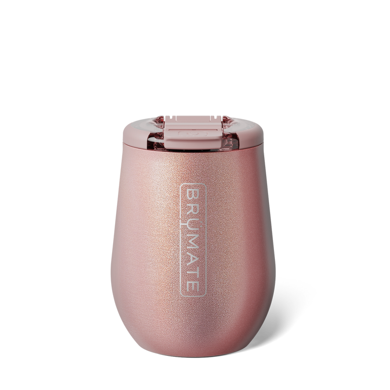 Uncork'd | Glitter Rose Gold | 14oz - Grab-and-Go Sip