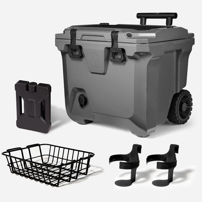 Br Tank 35-Quart Ultimate Day Trip Cooler Bundle | Charcoal - Grab-and-Go First-Choice