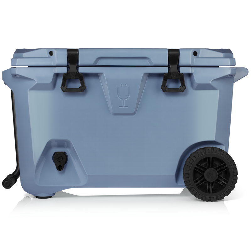 Br Tank 55-Quart Rolling Cooler | Denim - Leisure Refresh