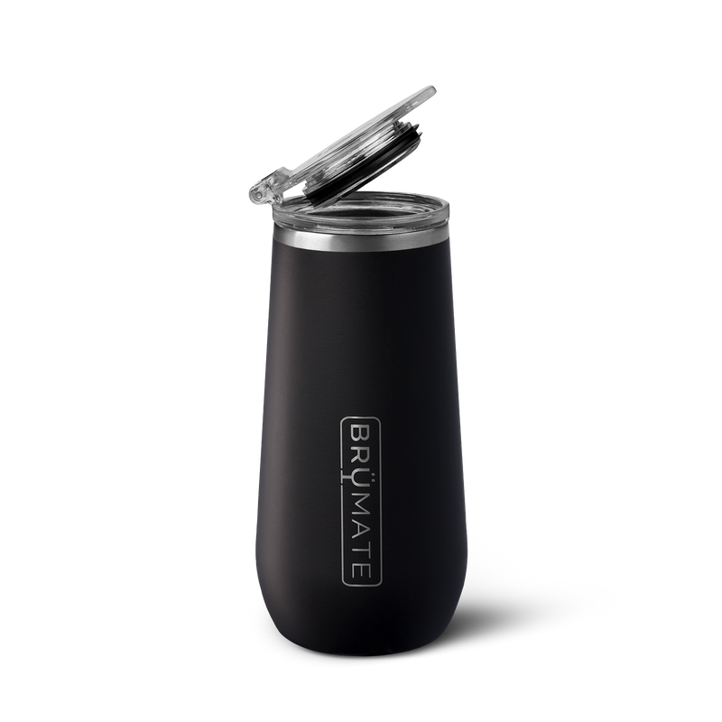 Champagne Flute | Matte Black | 12oz - Active Cold-Sip