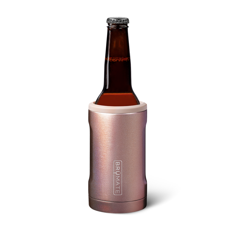 Hopsulator Bott'l | Glitter Rose Gold | 12oz Bottles - Grab-and-Go Day-Trip