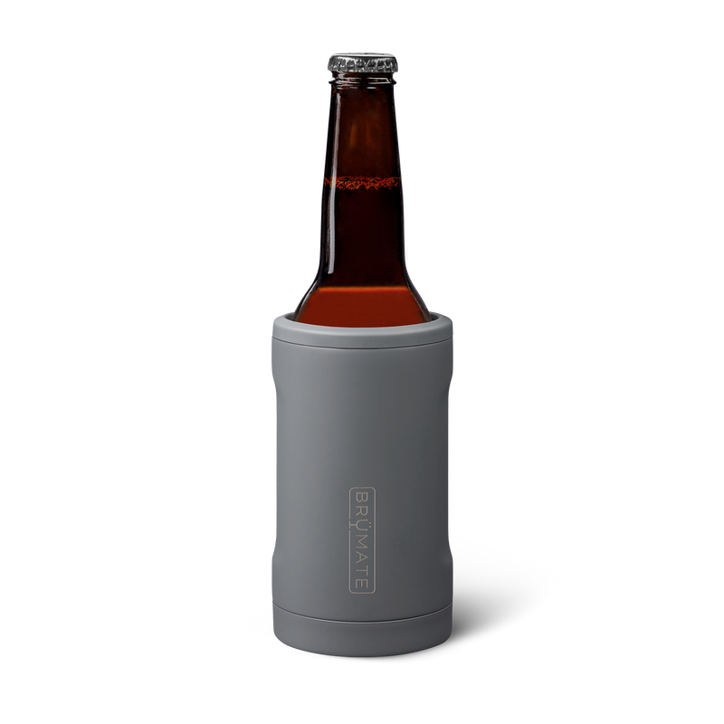 Hopsulator Bott'l | Matte Gray | 12oz Bottles - Camp Cooler